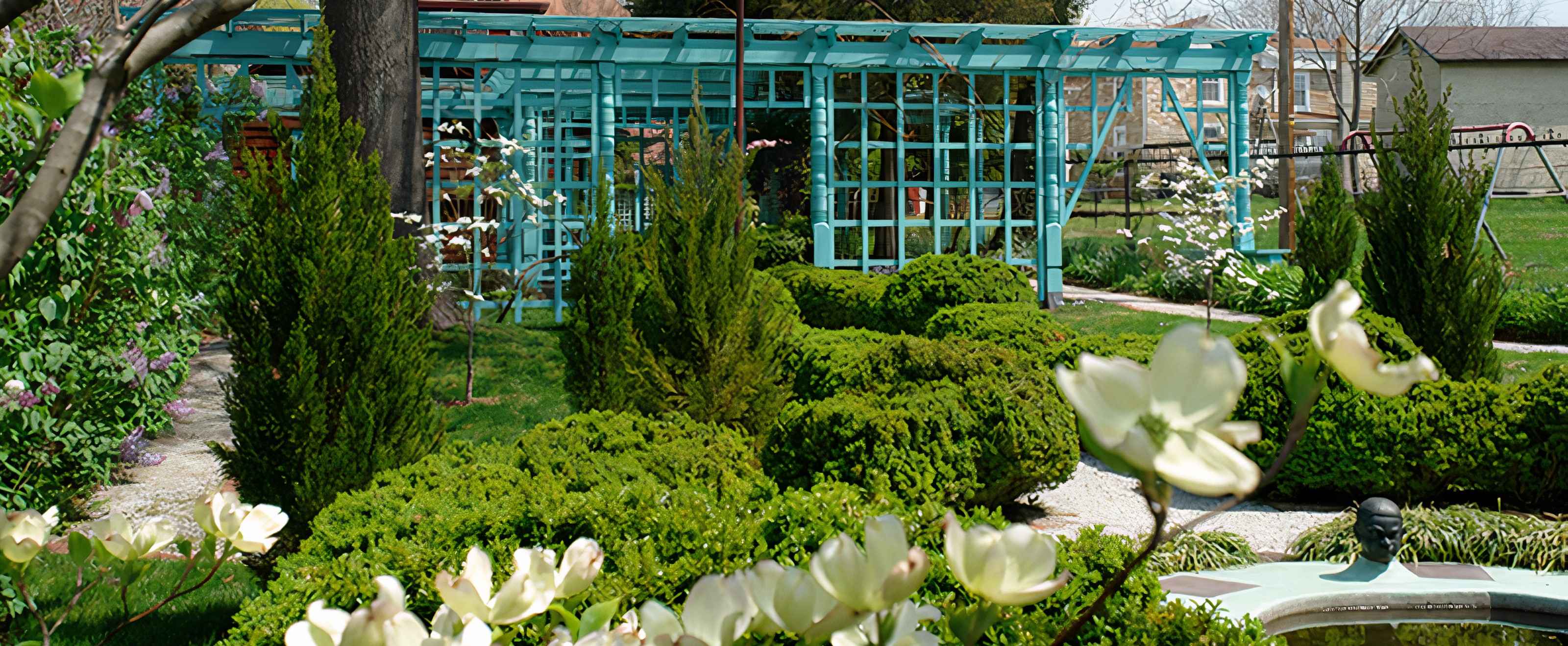 Anne Spencer's garden.