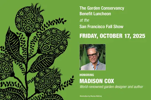 Garden Conservancy Benefit Luncheon at the San Francisco Fall Show
