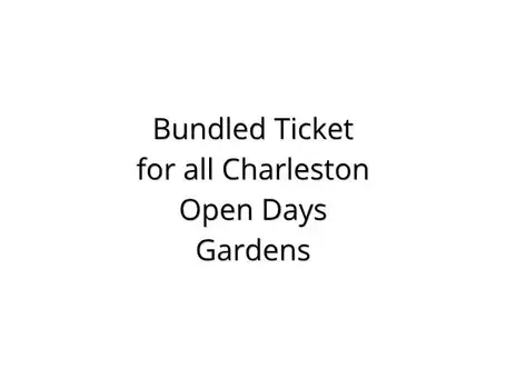 Saturday, May 30 Open Day - Charleston Historic District